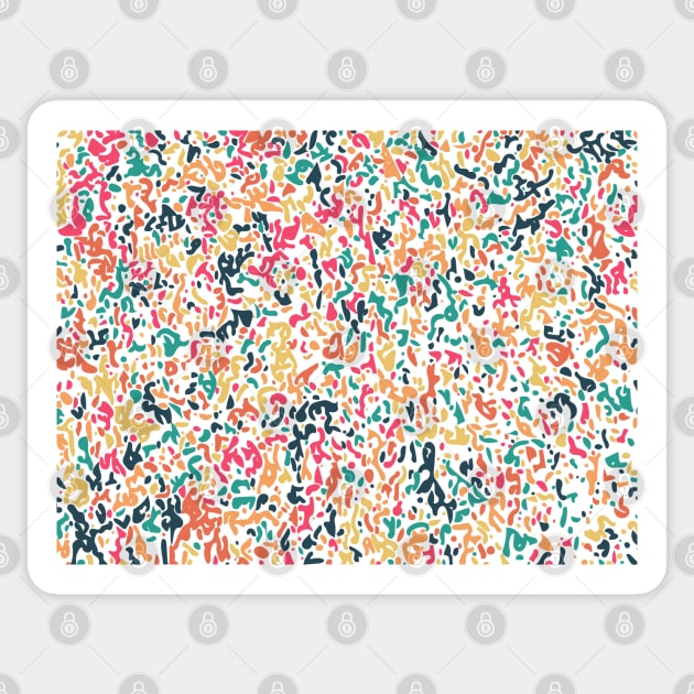 Abstract full color micro pattern Sticker by 13Lines Art